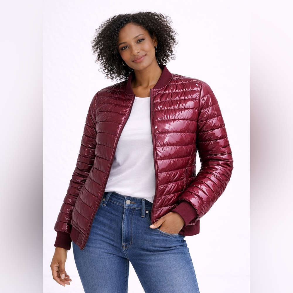 NOVELTI Women’s Burgundy Puffer Jacket